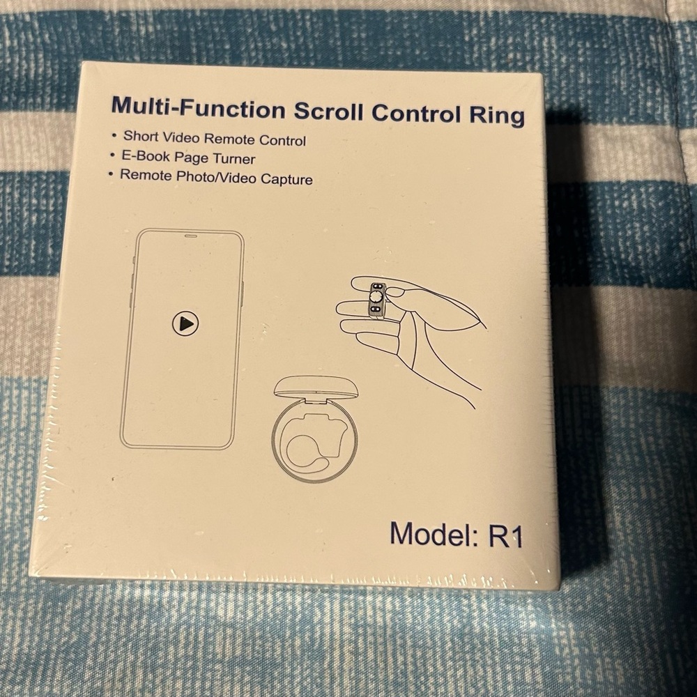 Multi-Function Scroll Control Ring - White - Picture 2 of 3